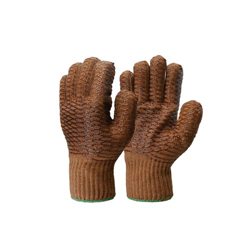 BEAVER GLOVE LATTICE BROWN CRISS CROSS ( MED) 